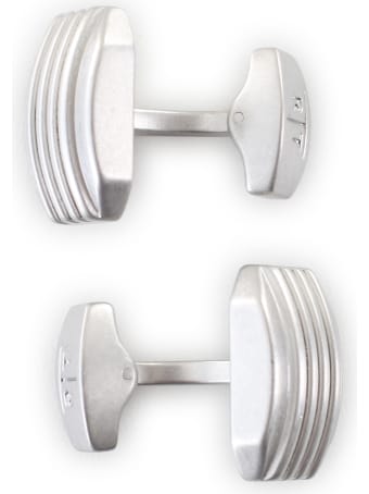 Tateossian Silcolor / Rect / Zen Moonlight Cufflink