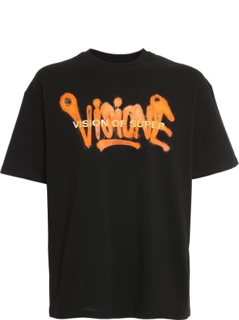 Vision of Super Tshirt With Orange Spray