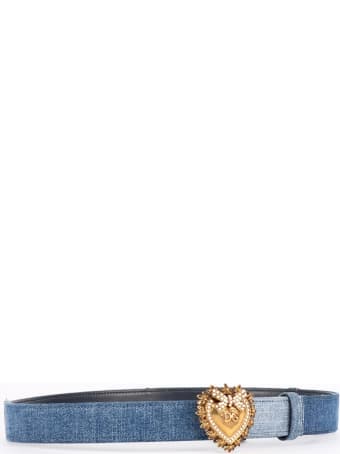 Dolce & Gabbana Devotion Denim Belt