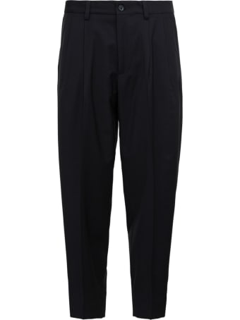 Dolce & Gabbana Black Cotton Tailored Pants