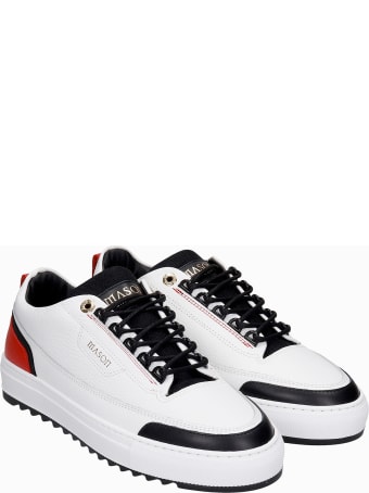 Mason Garments Firenze Sneakers In White Leather