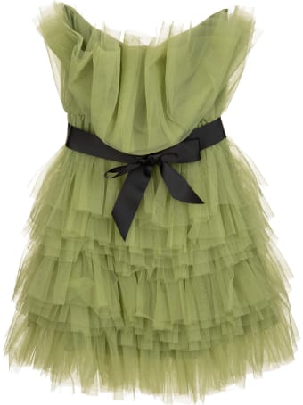 Teen Idol Green Zhora Mini Dress