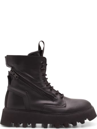 Bruno Bordese 'pray' Leather Ankle Boots