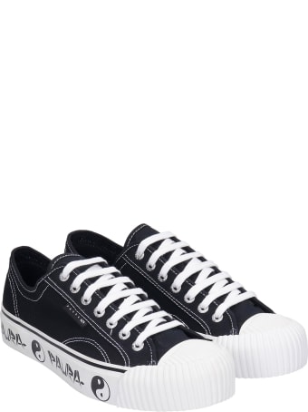 Superga Sneakers In Black Canvas