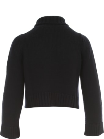 Base Solid Colour Short Turtle Neck Sweater