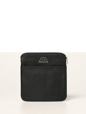 Armani Collezioni Armani Exchange Shoulder Bag Armani Exchange Bag In Saffiano Synthetic Leather