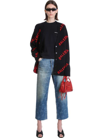 Balenciaga Neo Classic Hand Bag In Red Leather