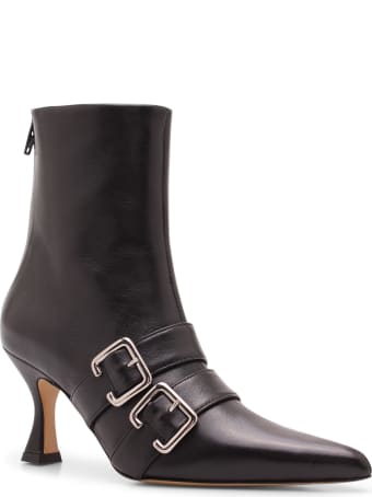 Kalda 'thyri' Leather Ankle Boots
