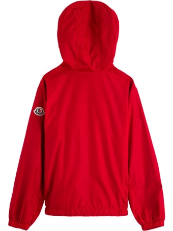 Moncler New Urville Jacket In Red Nylon
