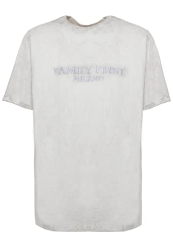 Family First Milano T-shirt Logo White