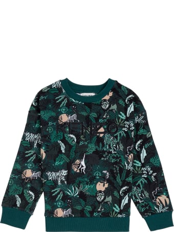 Kenzo Kids Cotton Floral Sweatshirt
