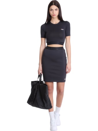 Fila Cylin T-shirt In Black Polyester