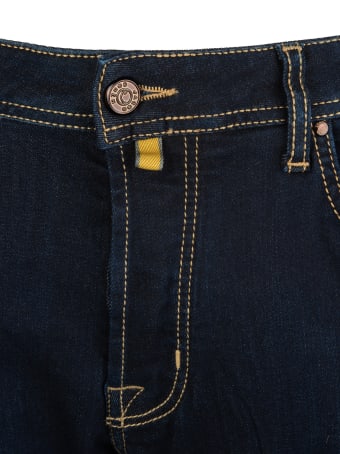 Jacob Cohen Man Slim Fit Bard Jeans In Dark Blue Denim