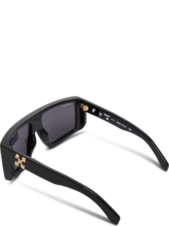 Off-White Black Sunglasses With Logo
