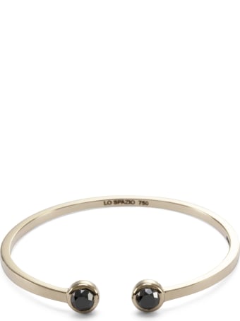 Lo Spazio Jewelry Lo Spazio Black Diamond Bangle