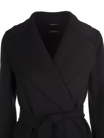 'S Max Mara Black Poldo Coat