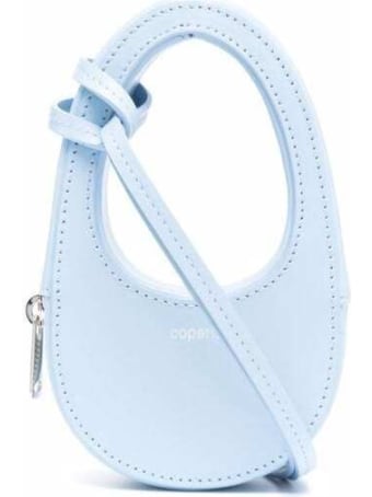 Coperni Light Blue Leather Mini Swipe Crossbody Bag