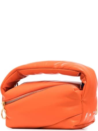 Off-White Pump Pouch In Orange Padded Letaher