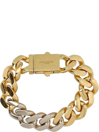 Saint Laurent Two-tone Chain Bracelet