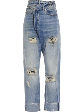 R13 'cross Over' Jeans