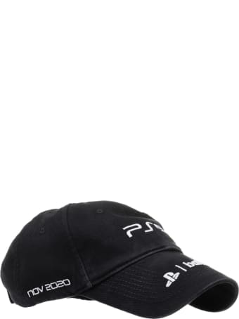 Balenciaga Black Playstation Cap