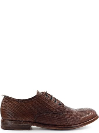 Moma Brown Braided Derby Lace Up
