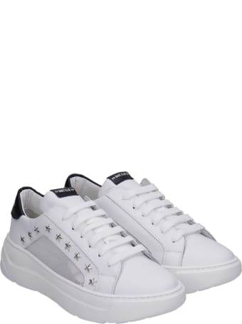Marc Ellis Sneakers In White Leather