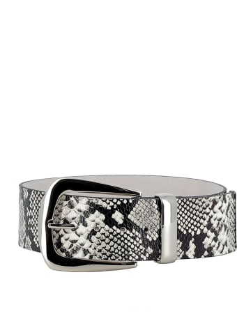 B-Low the Belt White/silver Belt