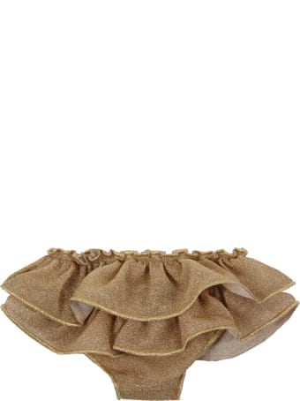 Oseree Golden Swimsuit For Babygirl