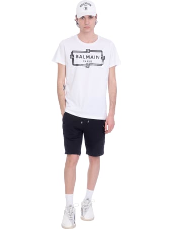 Balmain T-shirt In White Cotton
