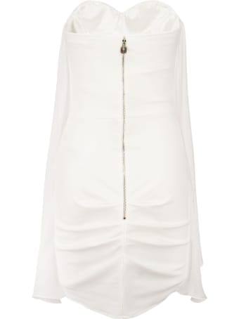 Elisabetta Franchi Dress In Silk Voile Fabric