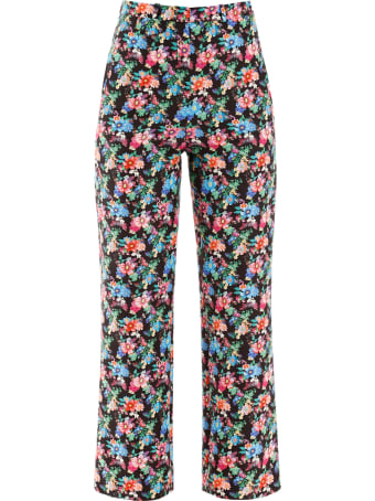 Paco Rabanne Floral Print Trousers