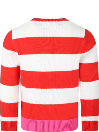 Stella McCartney Kids Multicolor Sweater For Kids With Ice Cream