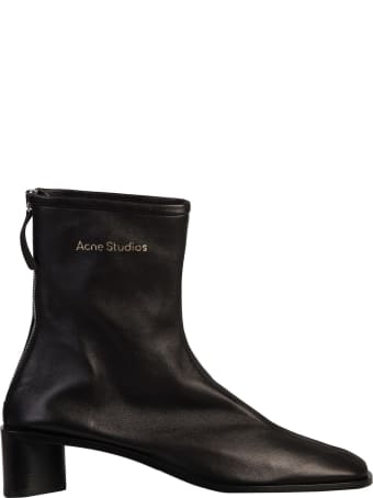 Acne Studios Branded Ankle Boots