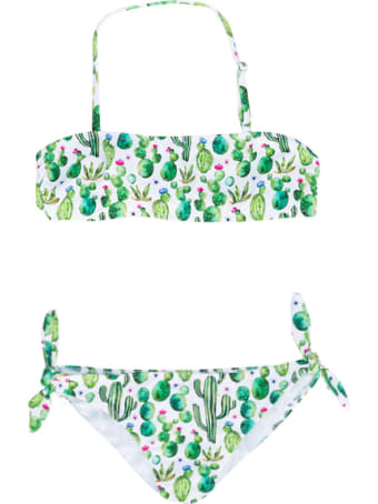 MC2 Saint Barth Prickly Plant Little Girls Bikini