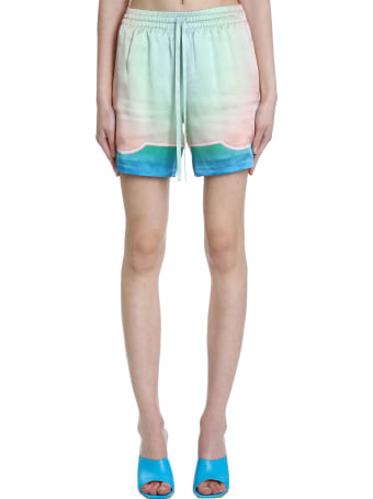 Casablanca Shorts In Green Silk