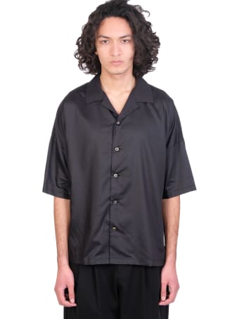 Attachment Shirt In Black Synthetic Fibers