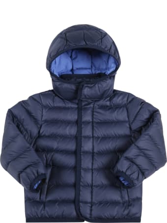 Colmar Blue Jacket For Baby Boy With Logo