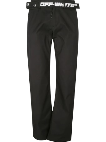 Off-White Straight Leg Plain Shorts