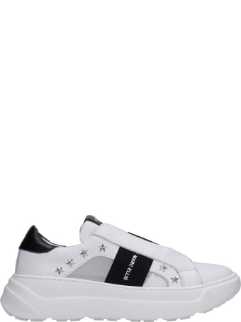 Marc Ellis Sneakers In White Leather