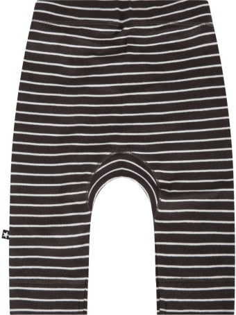 Molo Grey Trouser For Baby Kids With Stripes