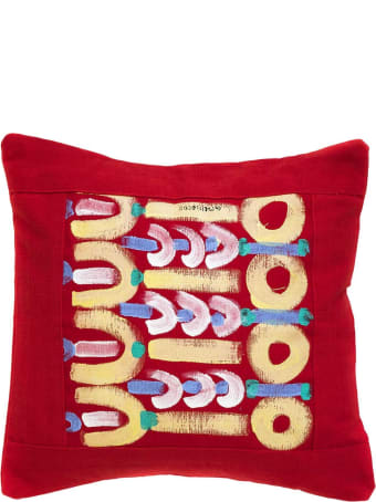 Le Botteghe su Gologone Hand Painted Cushions 100x100 Cm