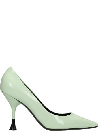 3JUIN Bahia 095 Pumps In Green Patent Leather