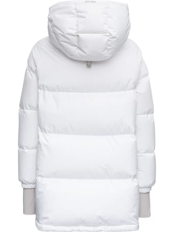 Herno White Laminar Quilted Nylon Down Jacket