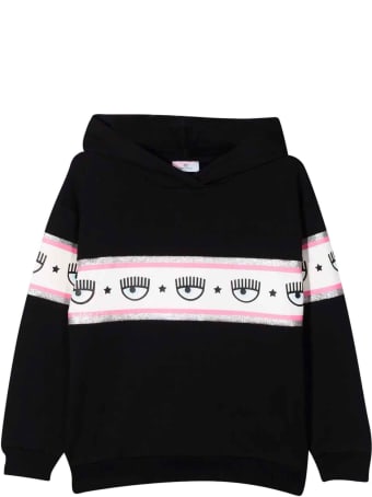 Monnalisa Black Girl Sweatshirt