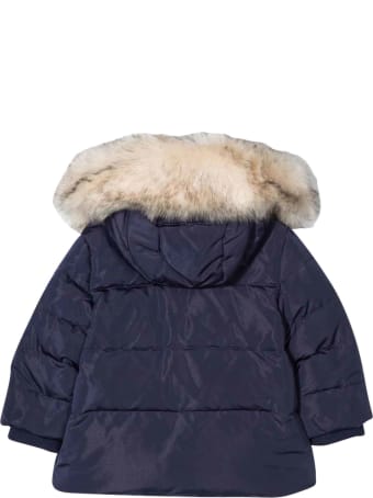 Monnalisa Newborn Blue Down Jacket