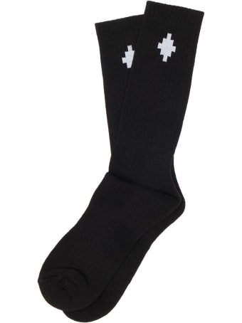 Marcelo Burlon Cross Sideway Mid Socks