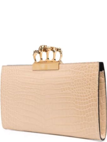 Alexander McQueen Skull Four Ring Flat