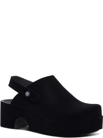 Xocoi Black Velvet Clogs