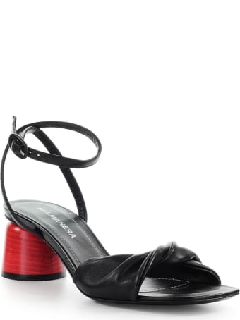 Halmanera Nara Black Heeled Sandal